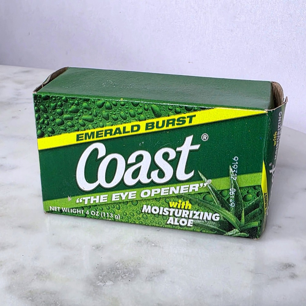 Coast Emerald Burst Bar Soap "The Eye Opener" with Moisturizing Aloe 4 oz